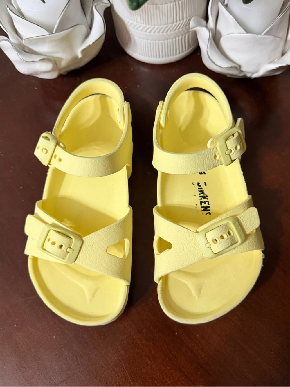 Birkenstock Size 27/9-9.5 Toddler Yellow Sandals